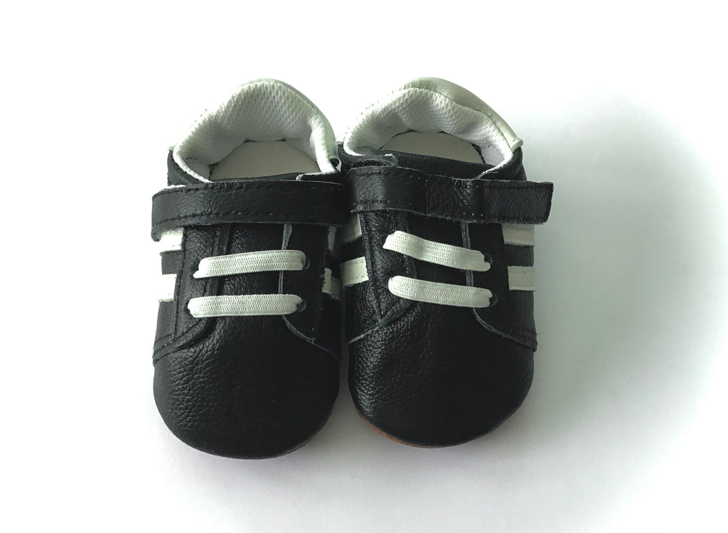 Little Black Trainers (rubber sole)