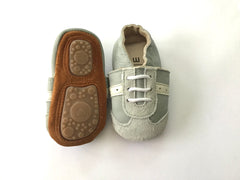 Little Grey Trainers (with rubber sole)